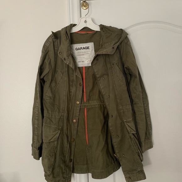 Green utility/cargo coat - Picture 1 of 3